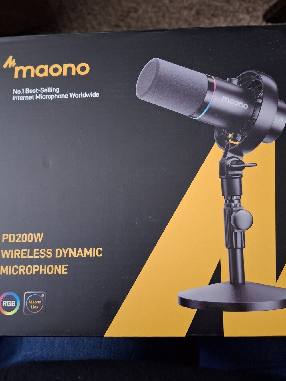 Maono PD200W Wireless Dynamic Microphone - Black